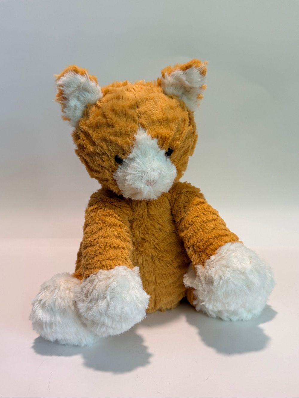Jellycat Fuddlewuddle Ginger Cat Stuffed Animal Plush Toy FW6GC 9" NEW with Tags